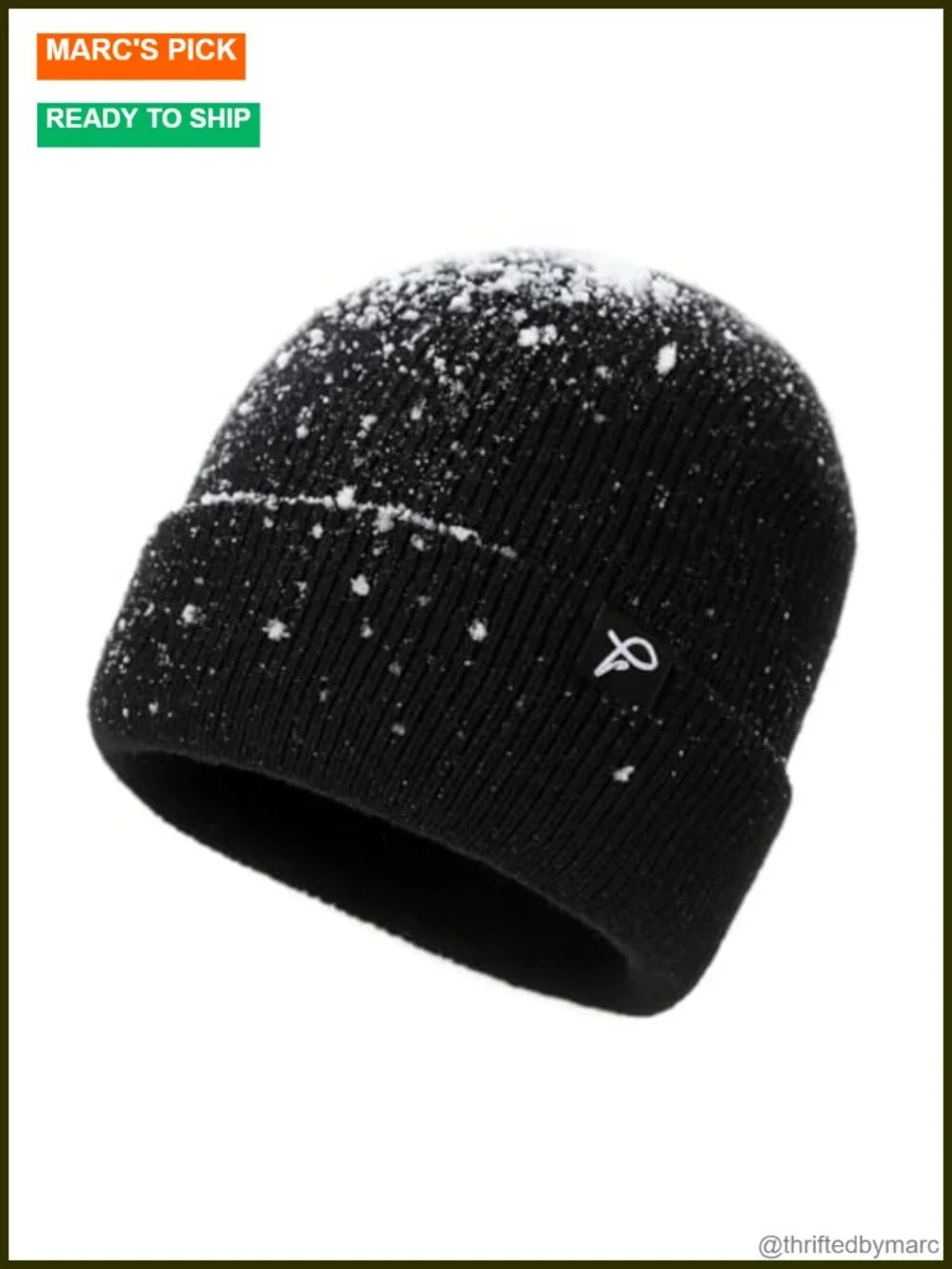 Dryknit Waterproof Fleece Lined Cuffed Beanie Hat for Men Winter